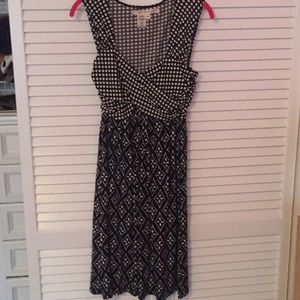 Black and white dress